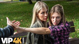 Világos Szőke szexi Zlata Shine megcsalja barátnőjét termetes faszos főnökkel