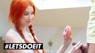Gisha Forza méretes tőgyes vörös bombe egy fánkot érő hardcore dugásért