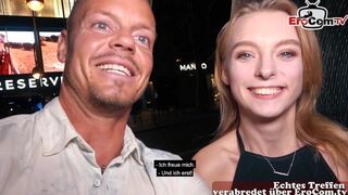 Német pornósztár csábítja a turista pasast igazi dugásra