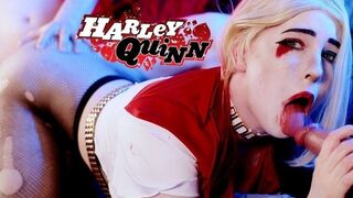 Kolosszális bőrös virsli a harley quinn jelmezben - Mollyredwolf csábítása