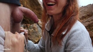 Nyilvános oboázás és gyors baszás a strandon pov-ban
