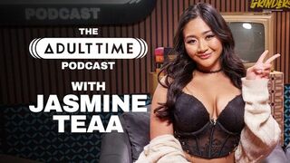 Ázsiai Pornósztár Casting Forgatás a Nagyméretű Popós Jasmine Teaa-val az Adult Time Csatornán